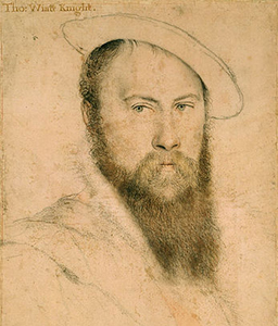 Portrait of Sir Thomas Wyatt by Hans Holbein