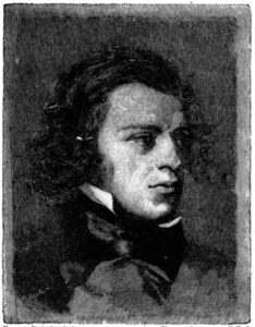Portrait of Tennyson as a young man