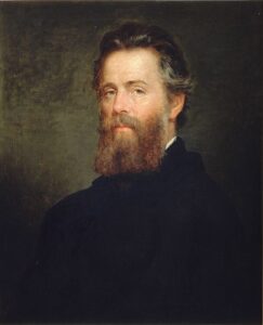 Portrait painting of Herman Melville